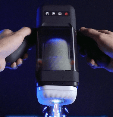 Masturbatore Maschile con Riscaldamento e 10 Modalità Vibranti